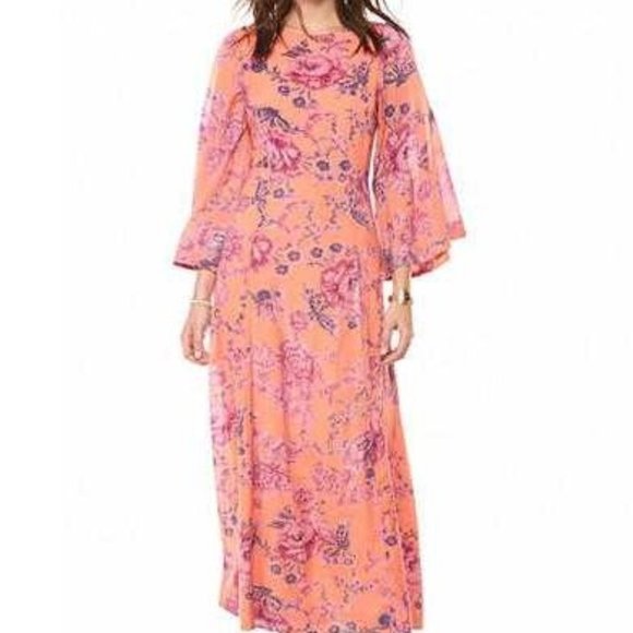 NWT Free People Melrose Floral Open Back Maxi - Picture 4 of 15